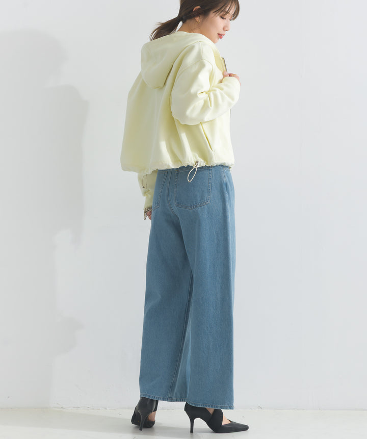 ワイドデニムパンツ