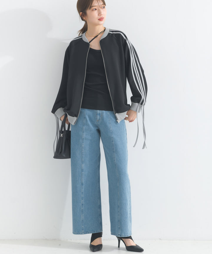 カップ付きアシメキャミソール