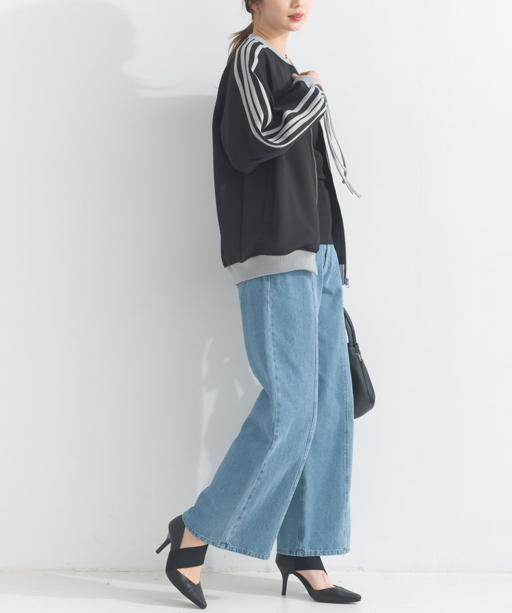 ワイドデニムパンツ