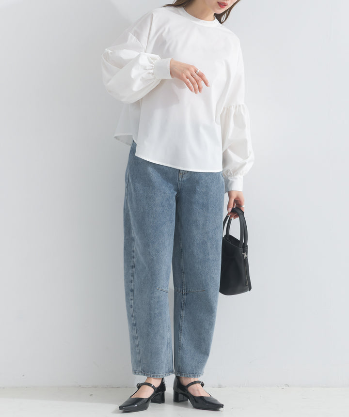 カーヴィーデニムパンツ