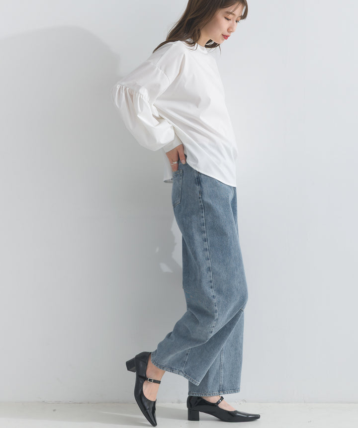 カーヴィーデニムパンツ
