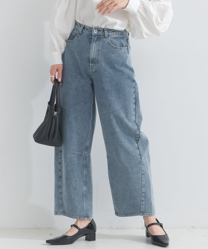 カーヴィーデニムパンツ
