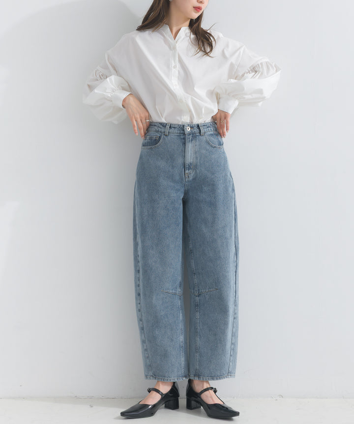 カーヴィーデニムパンツ