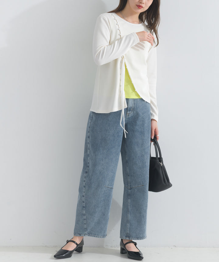 ドフィーネカットリブトップ
