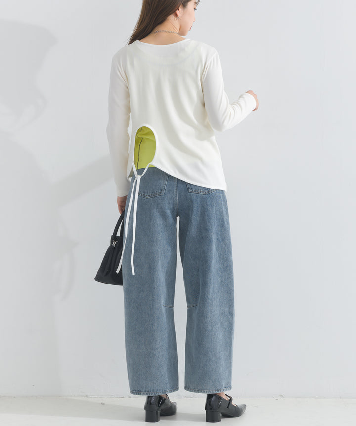ドフィーネカットリブトップ