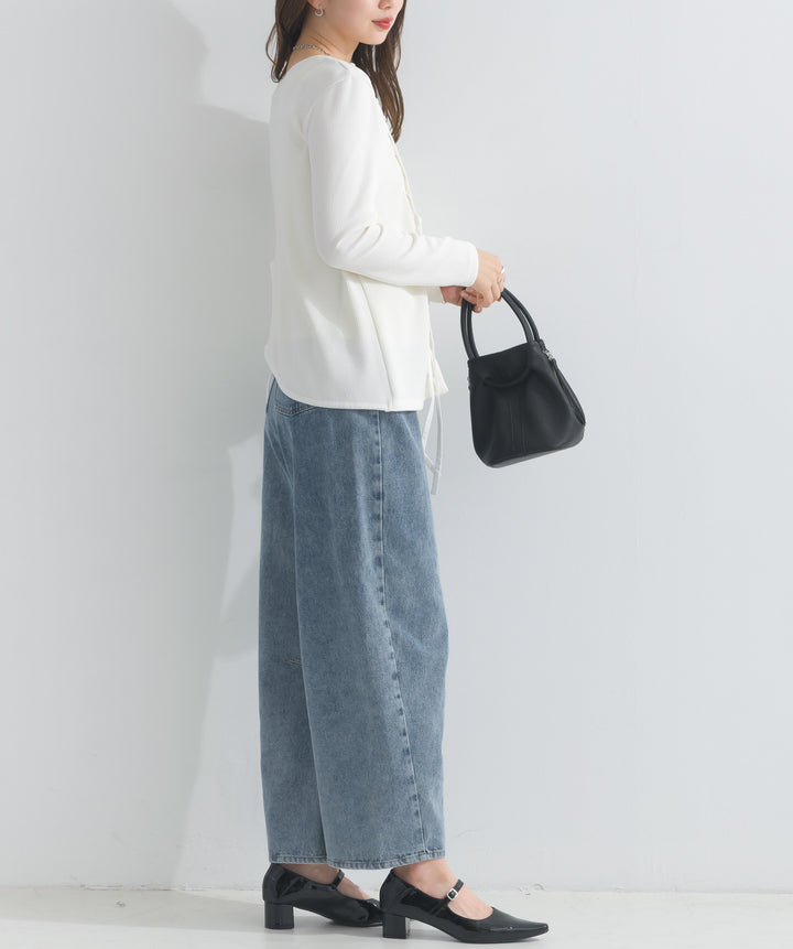 カーヴィーデニムパンツ