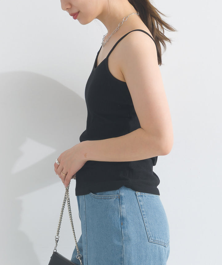 カップ付きアシメキャミソール