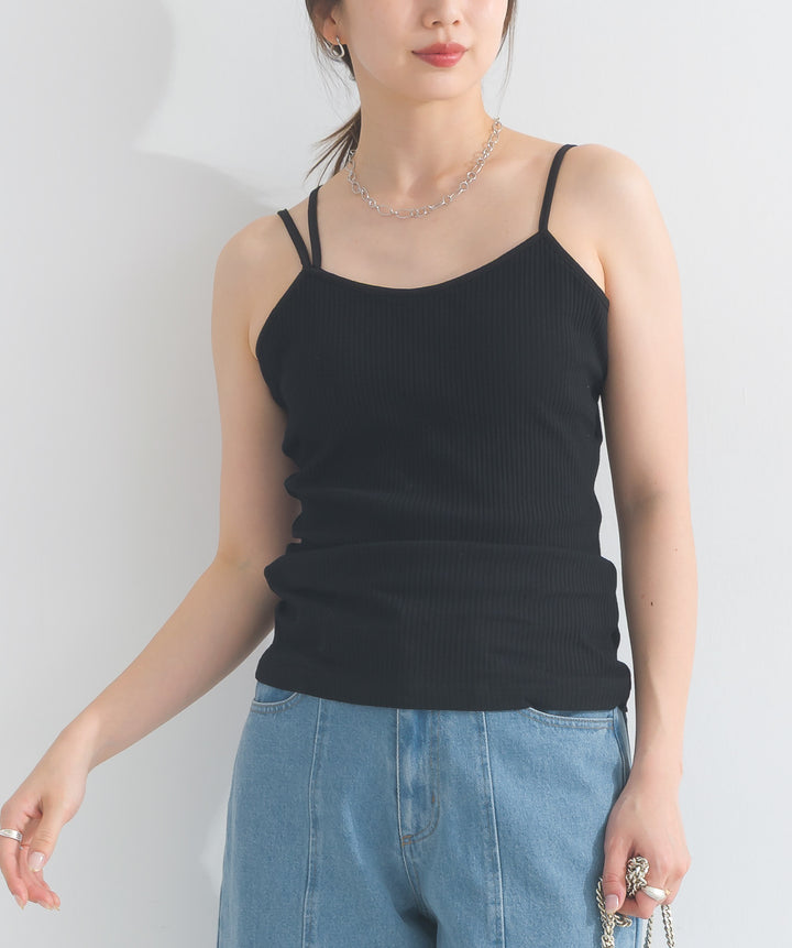 カップ付きアシメキャミソール