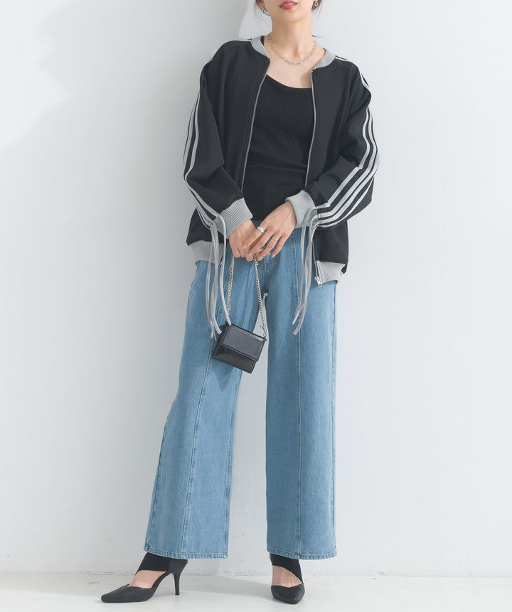 カップ付きアシメキャミソール