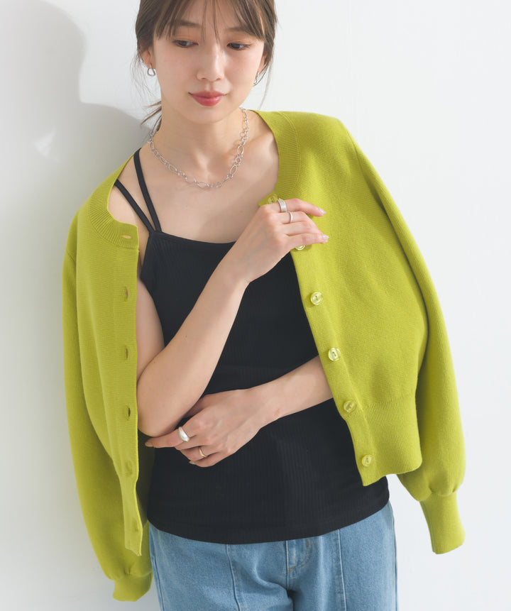 カップ付きアシメキャミソール