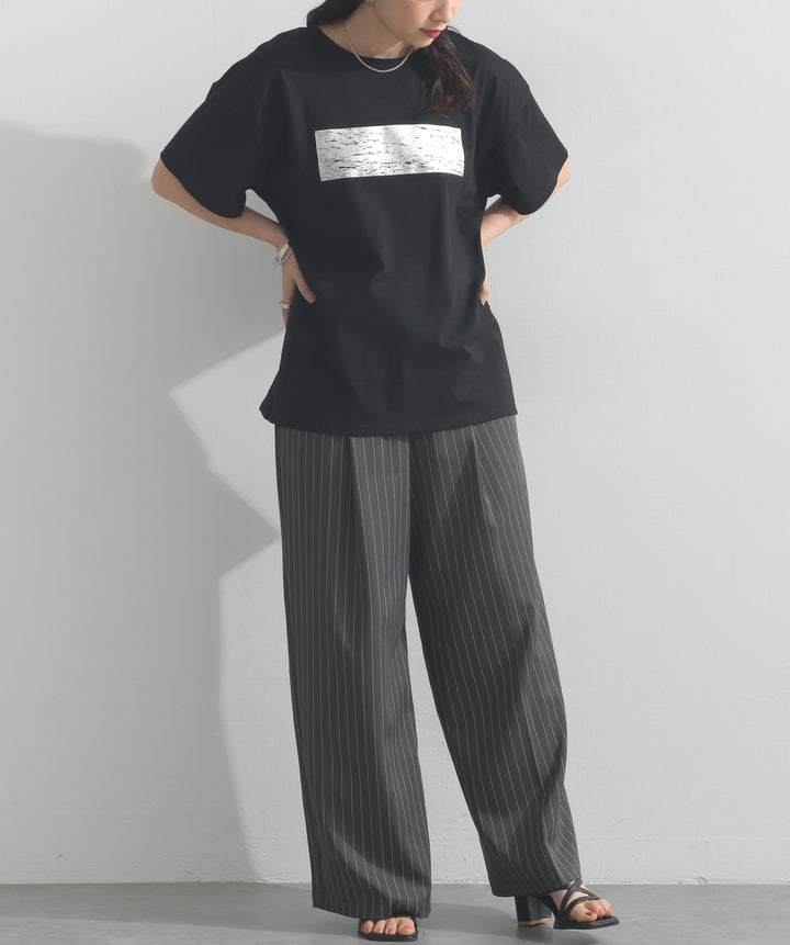箔プリントTシャツ