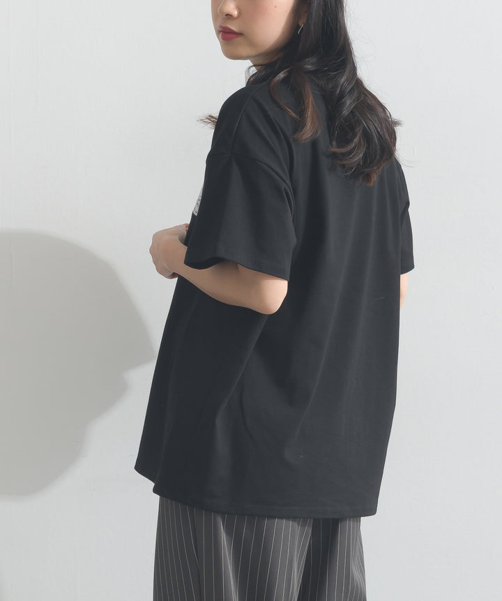 箔プリントTシャツ