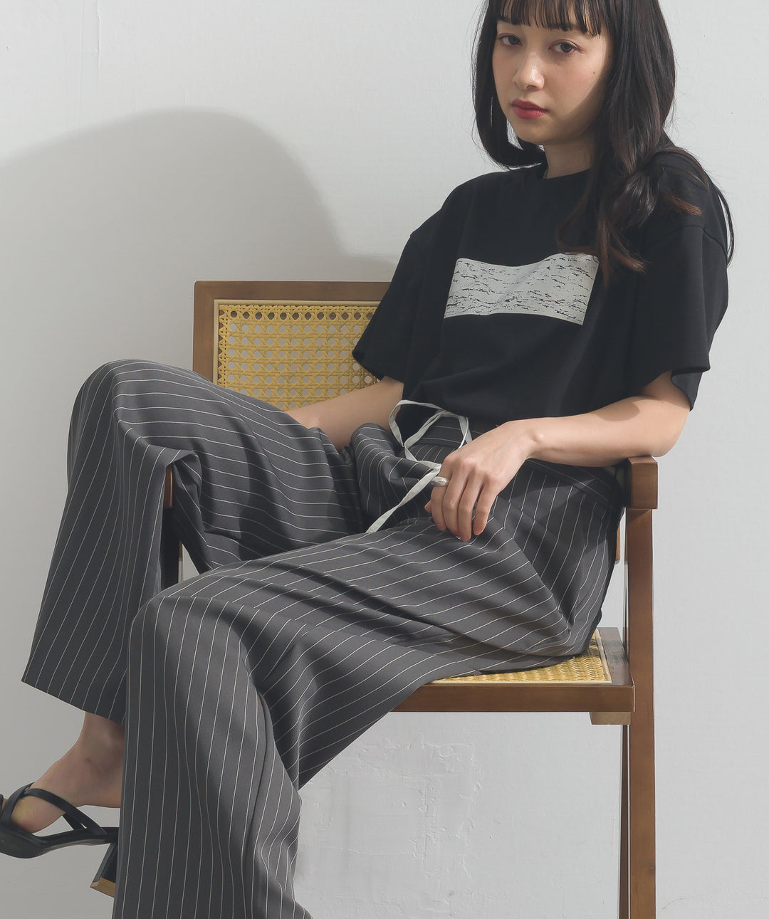 箔プリントTシャツ