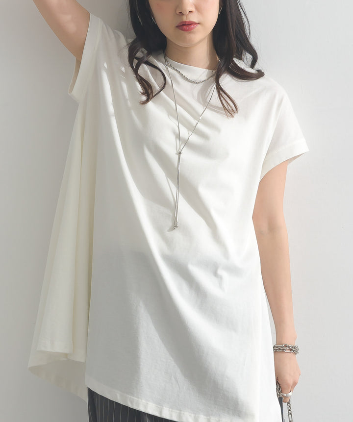 フレンチスリーブフレアTシャツ