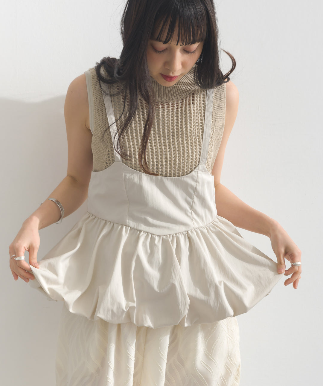タフタバルーンビスチェ