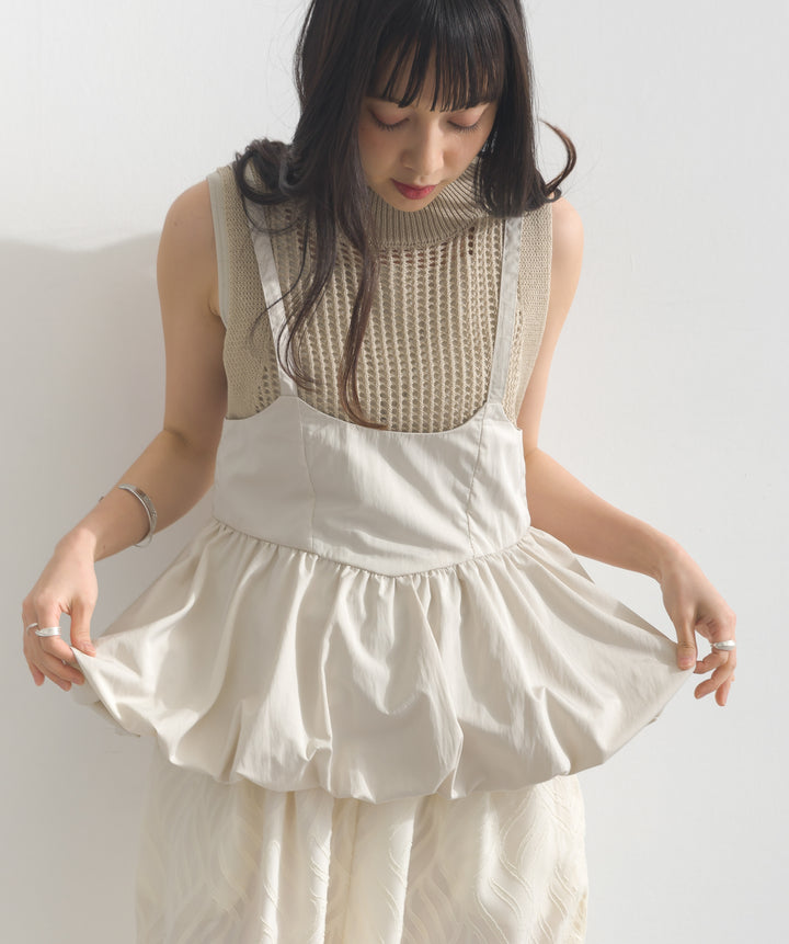 タフタバルーンビスチェ