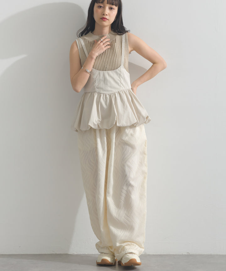 タフタバルーンビスチェ