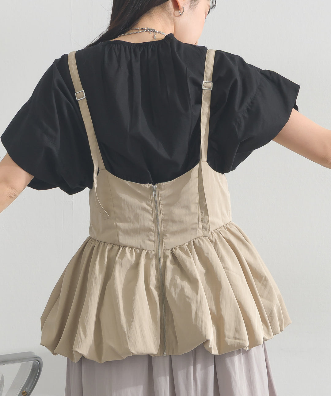タフタバルーンビスチェ