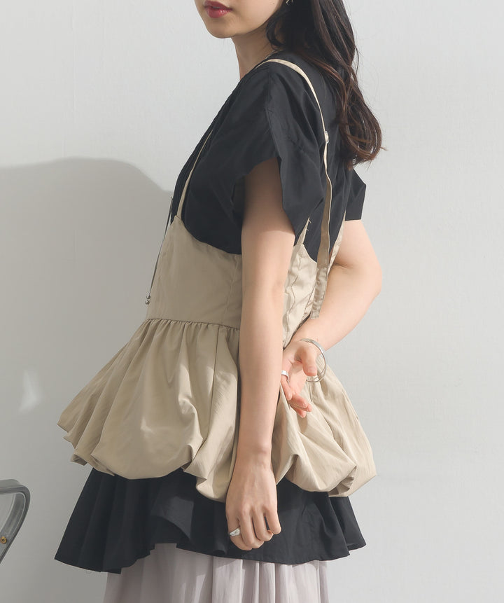 タフタバルーンビスチェ