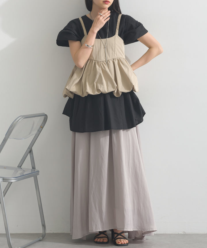 タフタバルーンビスチェ