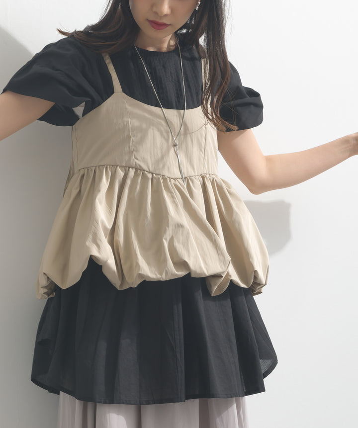 タフタバルーンビスチェ