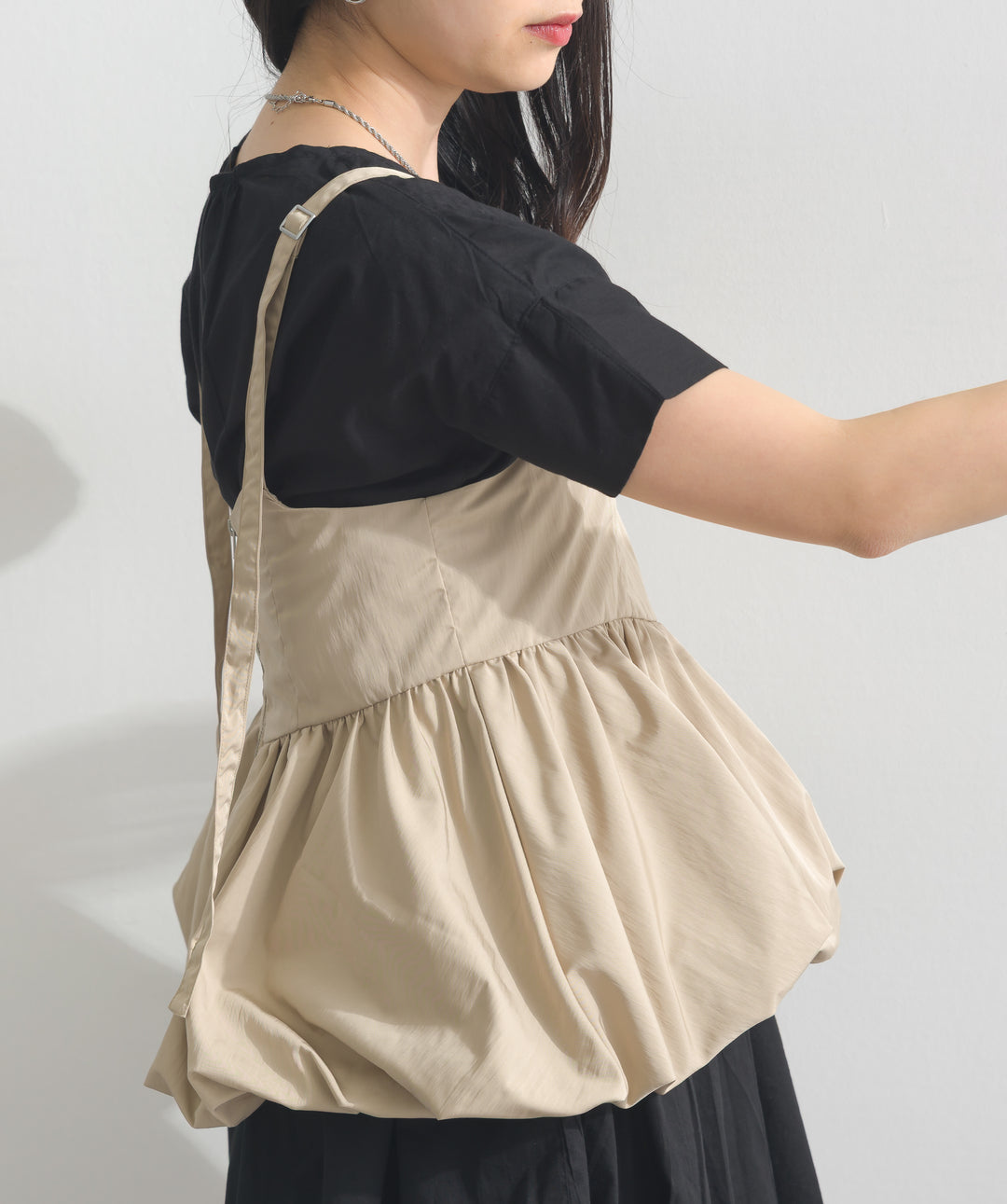 タフタバルーンビスチェ