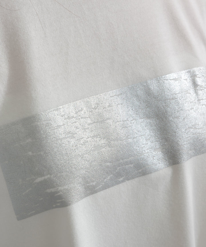 箔プリントTシャツ