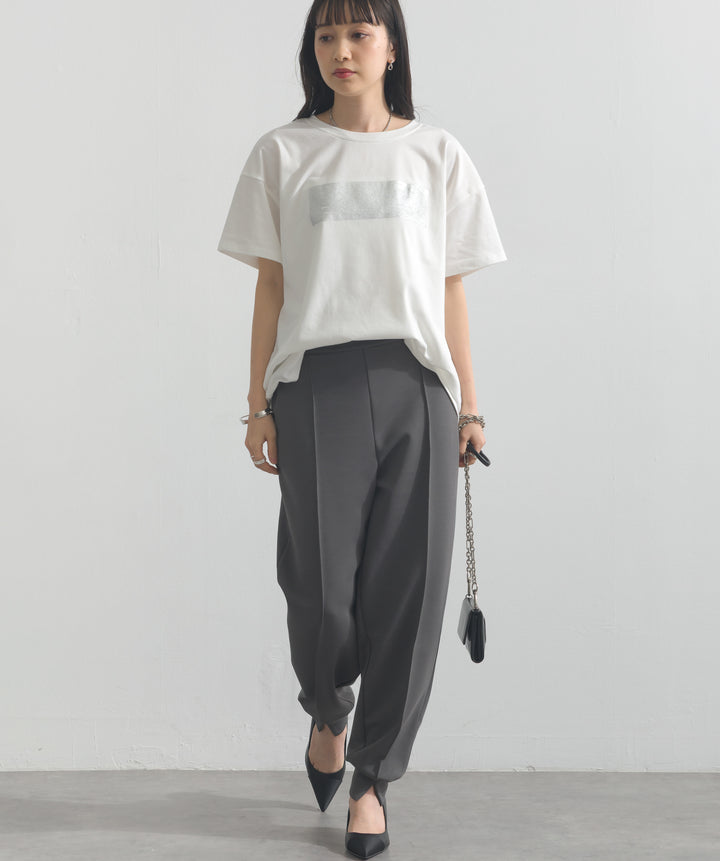 箔プリントTシャツ
