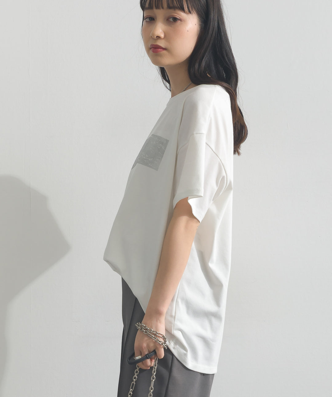 箔プリントTシャツ