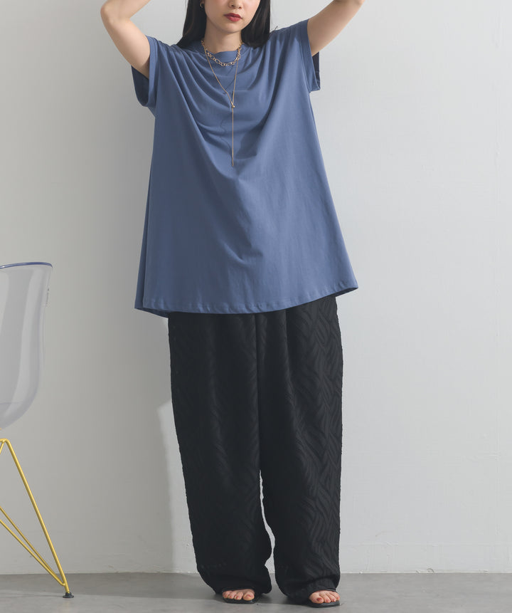 フレンチスリーブフレアTシャツ