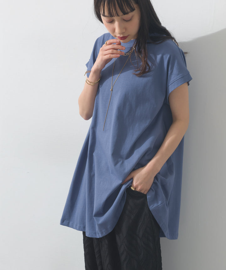 フレンチスリーブフレアTシャツ