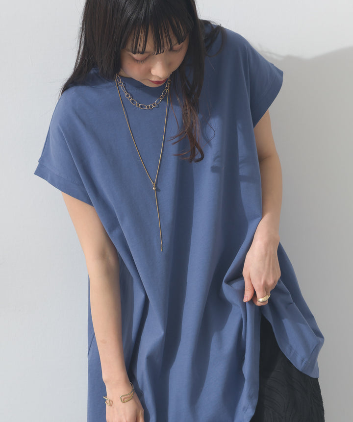 フレンチスリーブフレアTシャツ