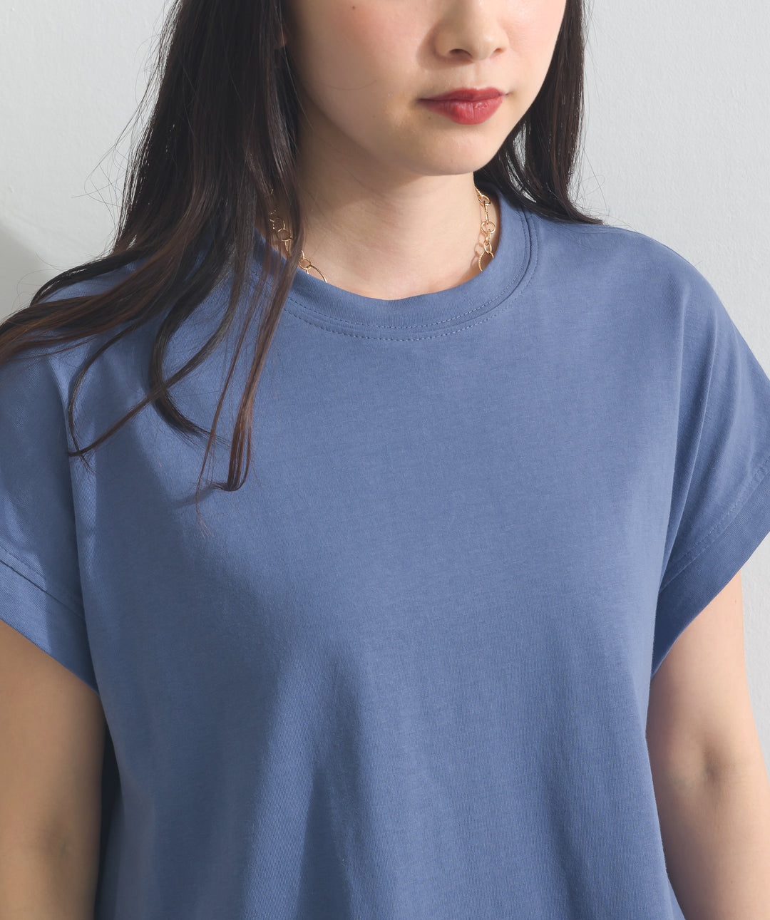 フレンチスリーブフレアTシャツ