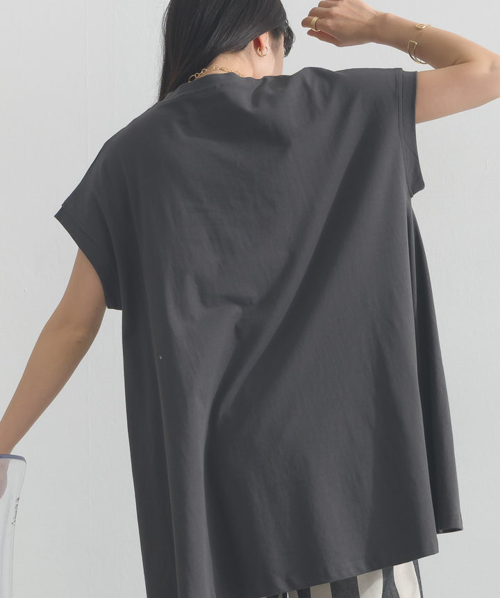 フレンチスリーブフレアTシャツ