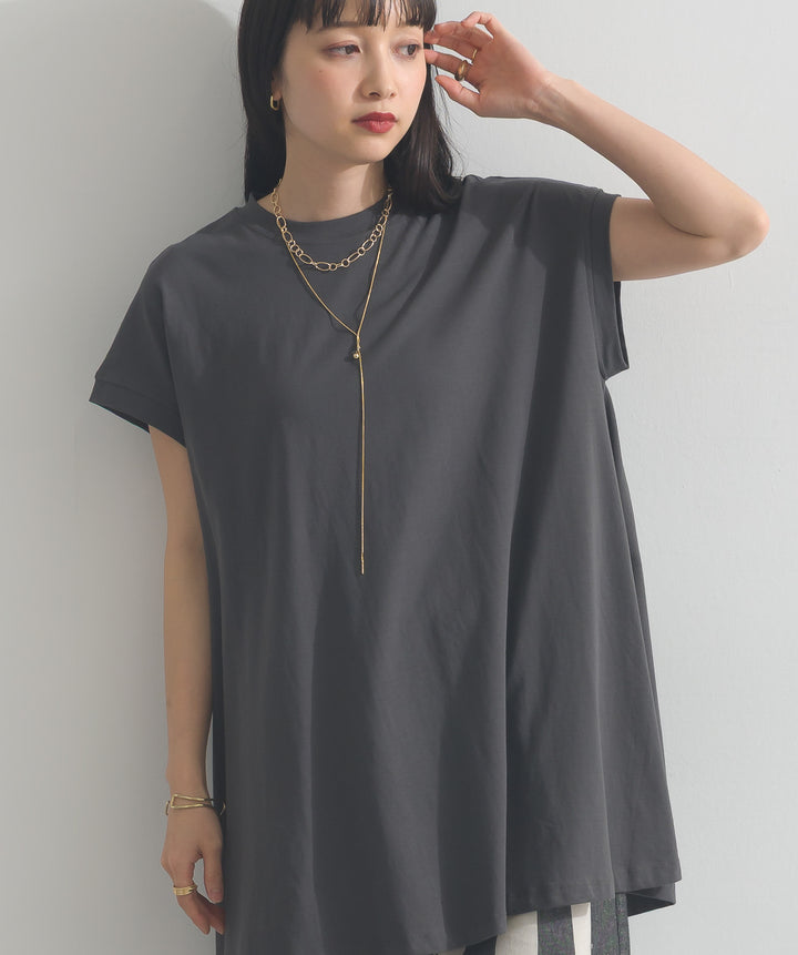 フレンチスリーブフレアTシャツ