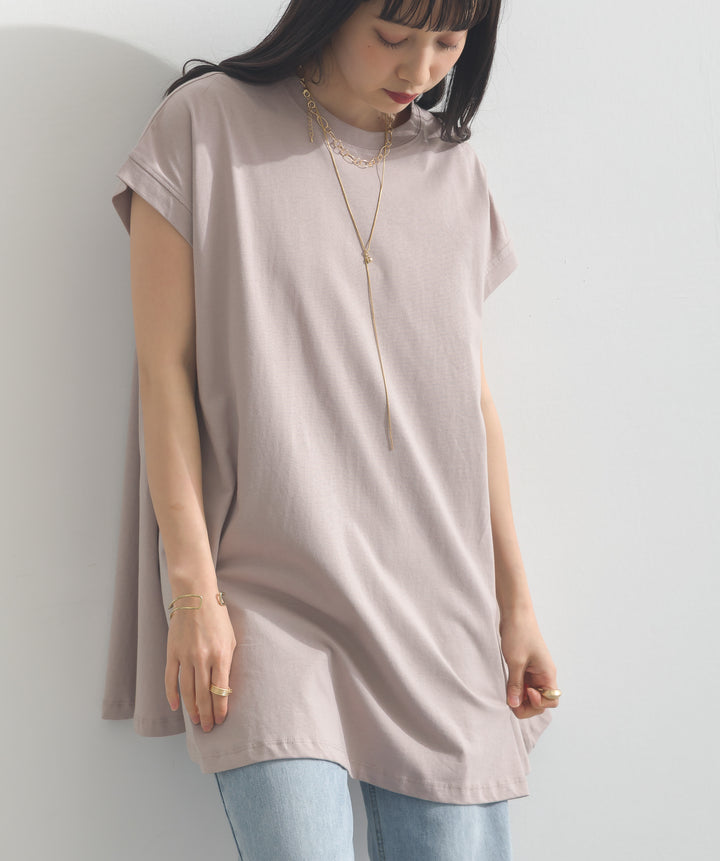 フレンチスリーブフレアTシャツ