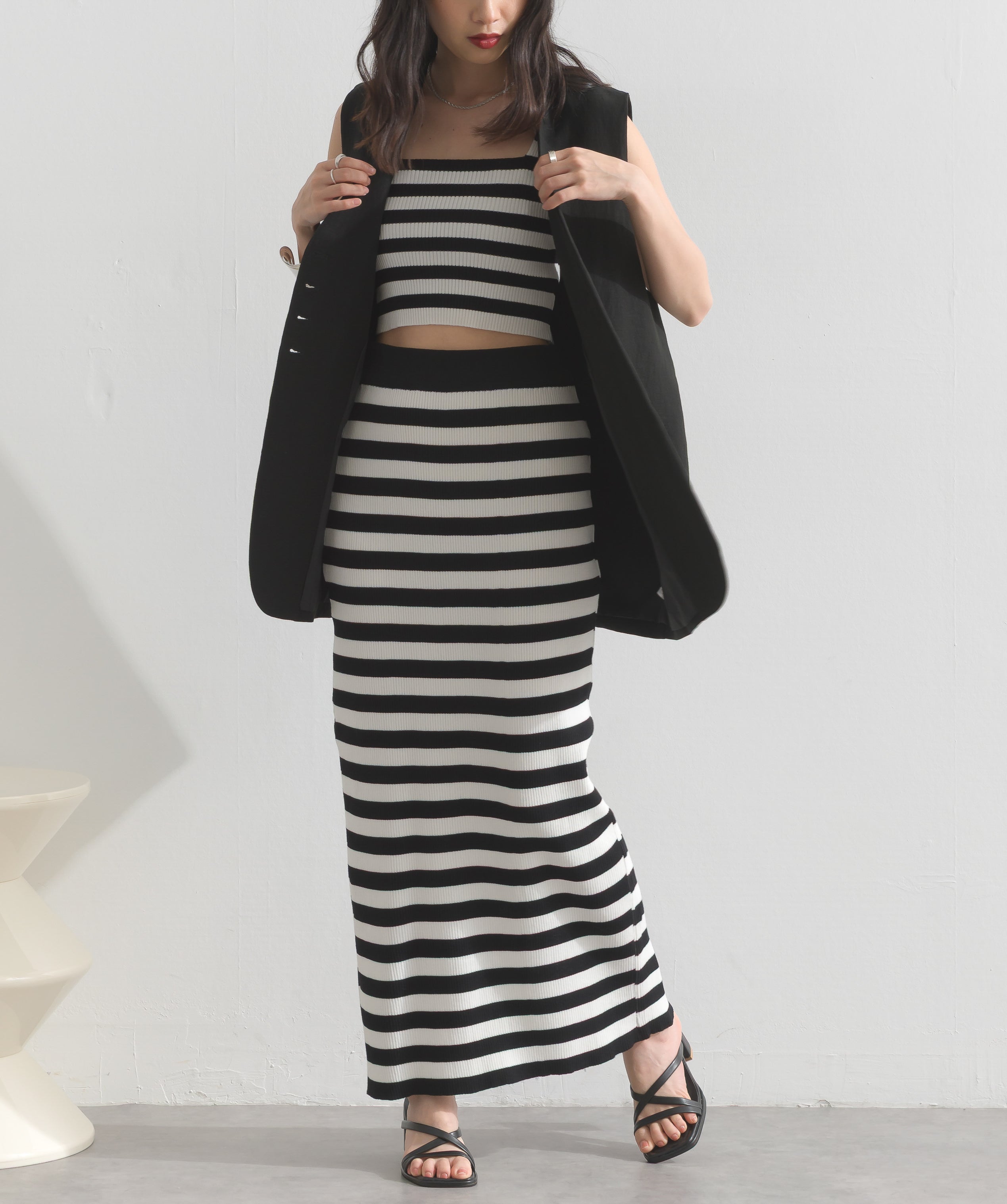 ANDI BAGUS☆Julia Knit Set トップス&スカート ツーピース ニットトップススカートツーピース – OandI