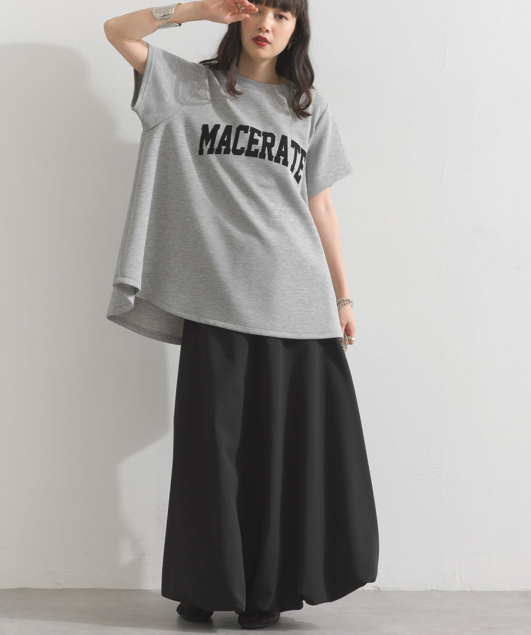 クレープバルーンスカート