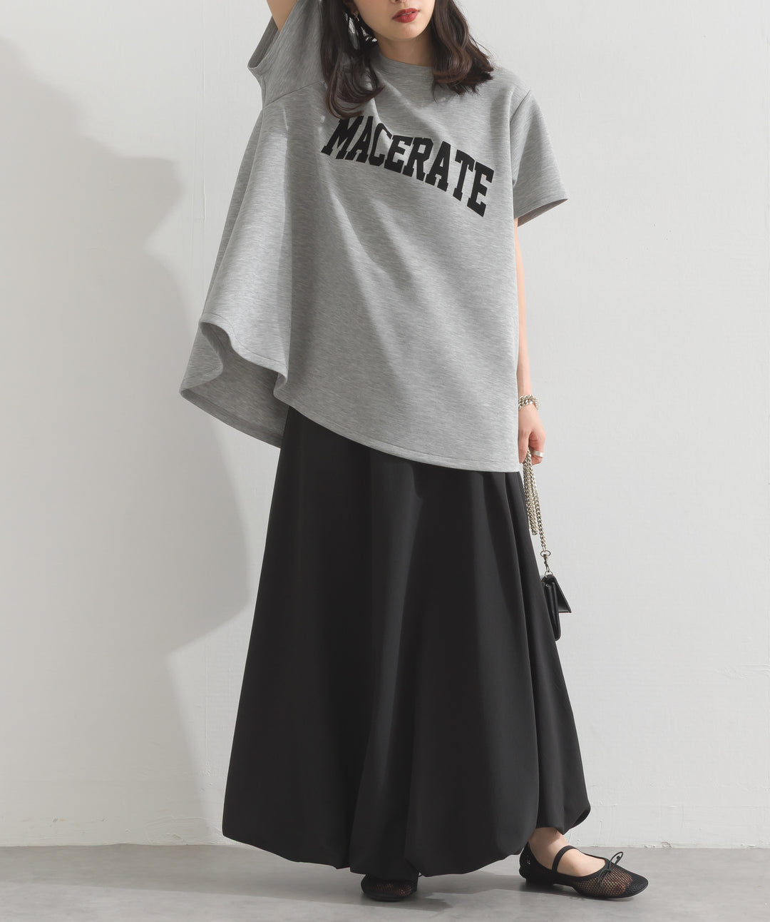 クレープバルーンスカート