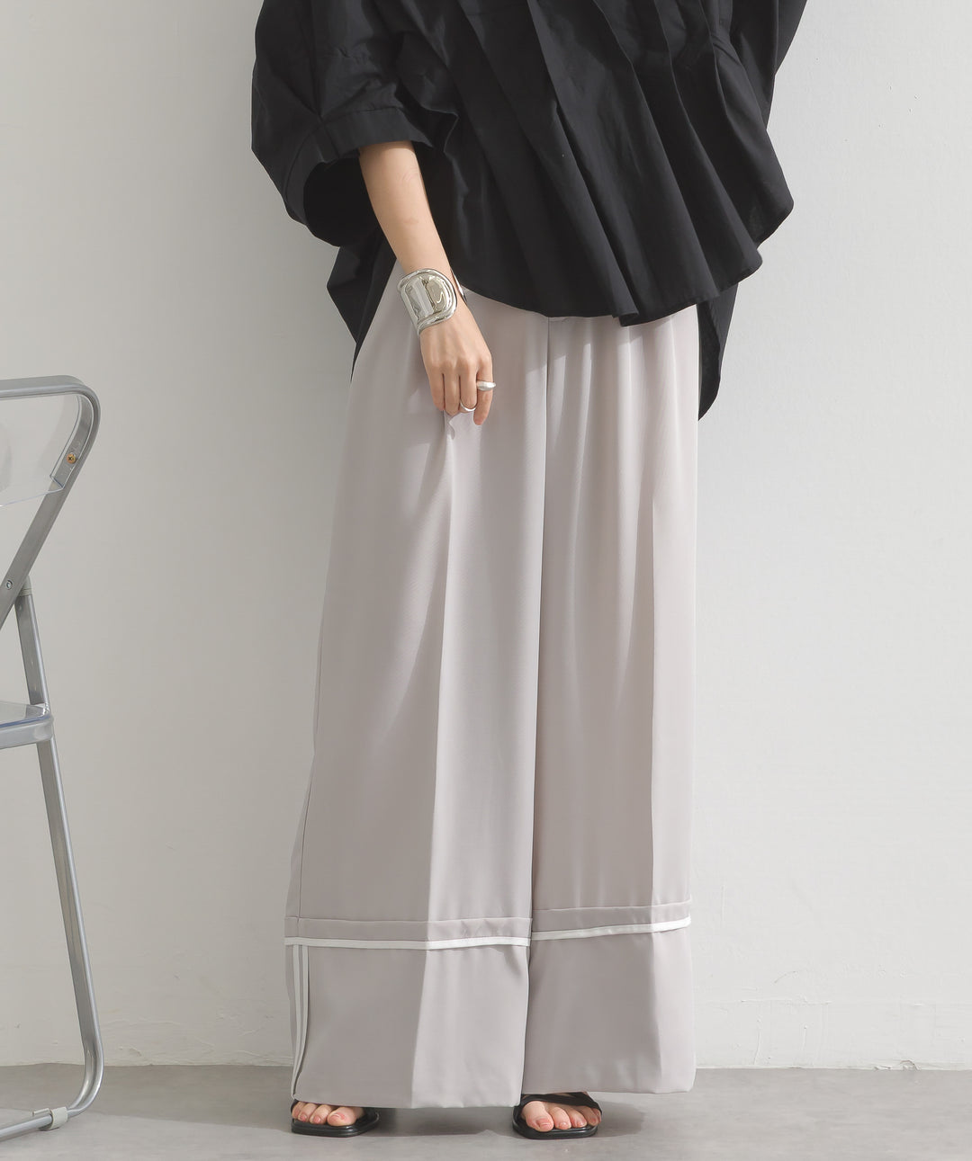 ツイルターンバックパンツ