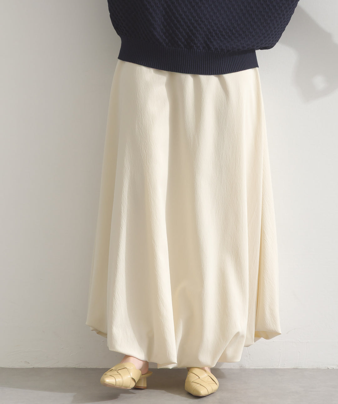 クレープバルーンスカート