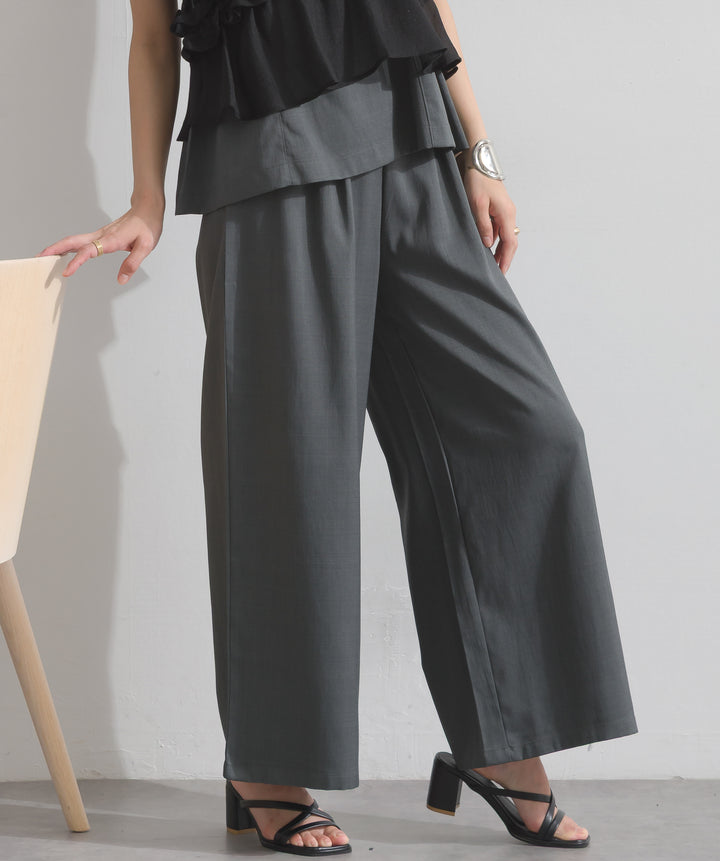ペプラムビスチェパンツ セットアップ