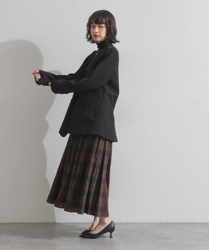 キャンバス プリーツスカート