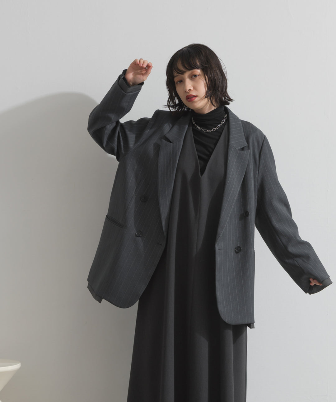 Vネックジャンスカ