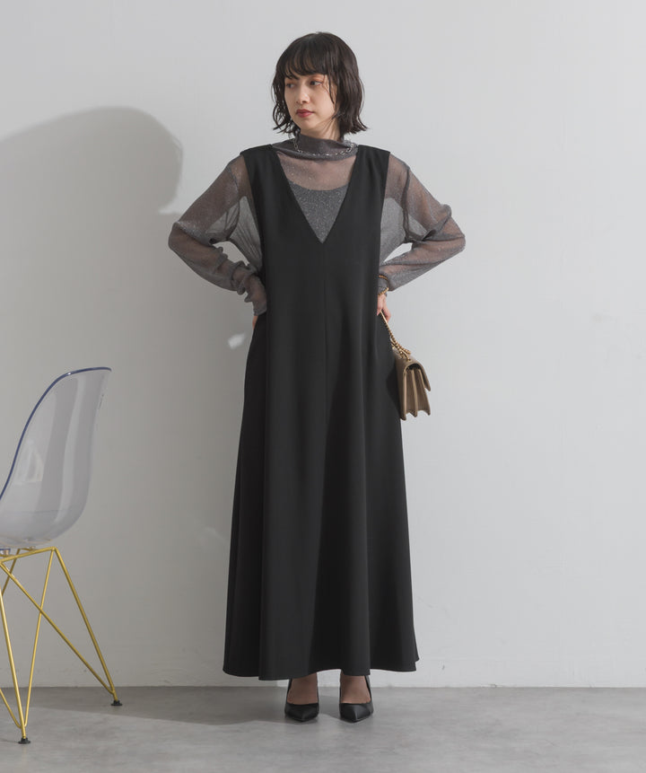 Vネックジャンスカ