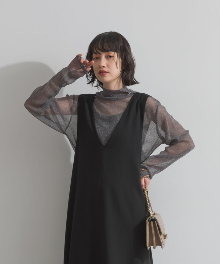 Vネックジャンスカ