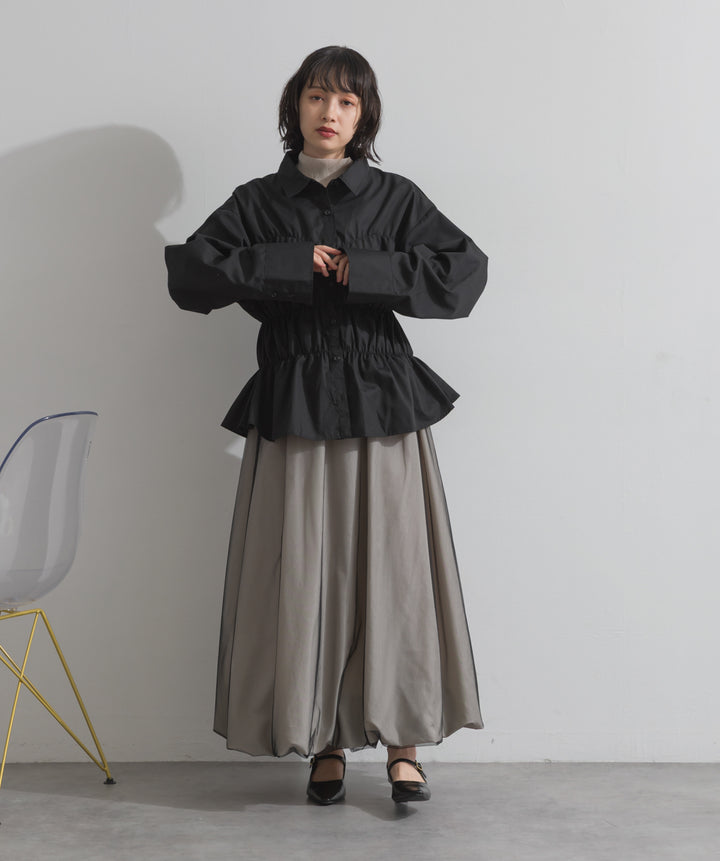 ウエストシャーリングシャツ