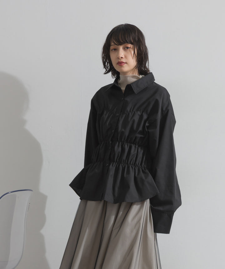 ウエストシャーリングシャツ