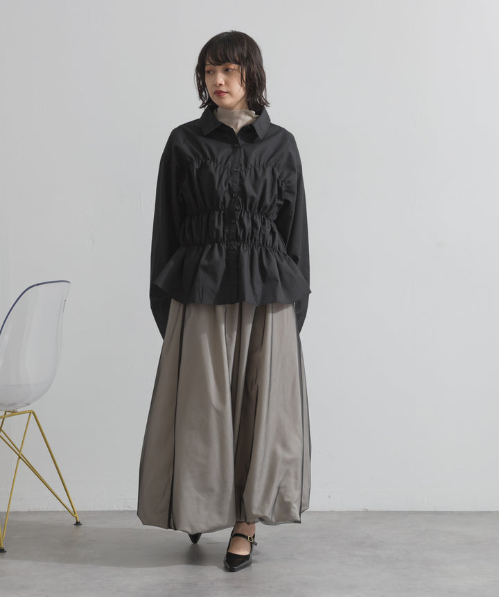 ウエストシャーリングシャツ