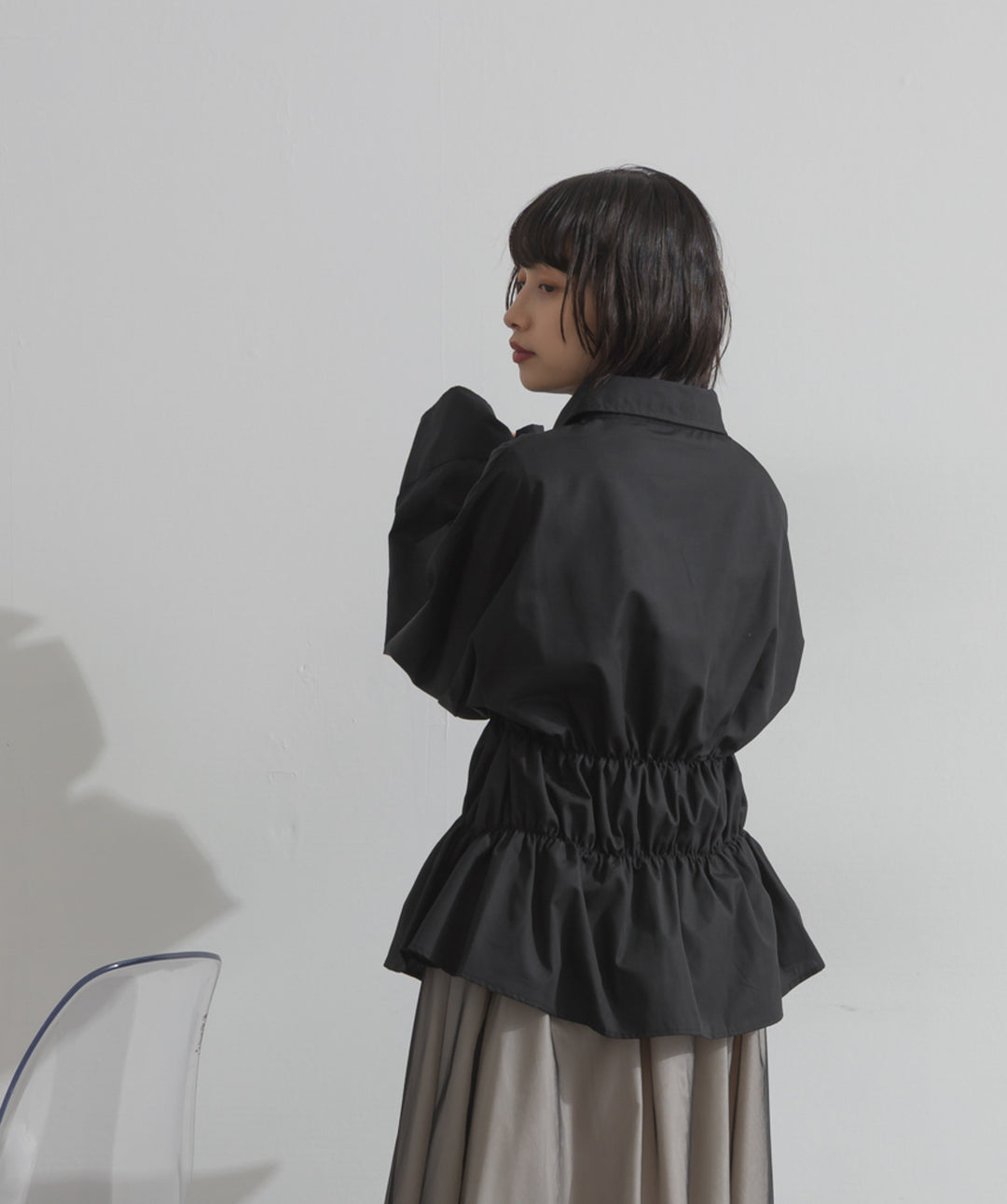 ウエストシャーリングシャツ